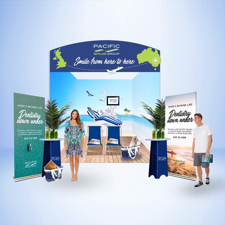 pacific smiles presentation booth