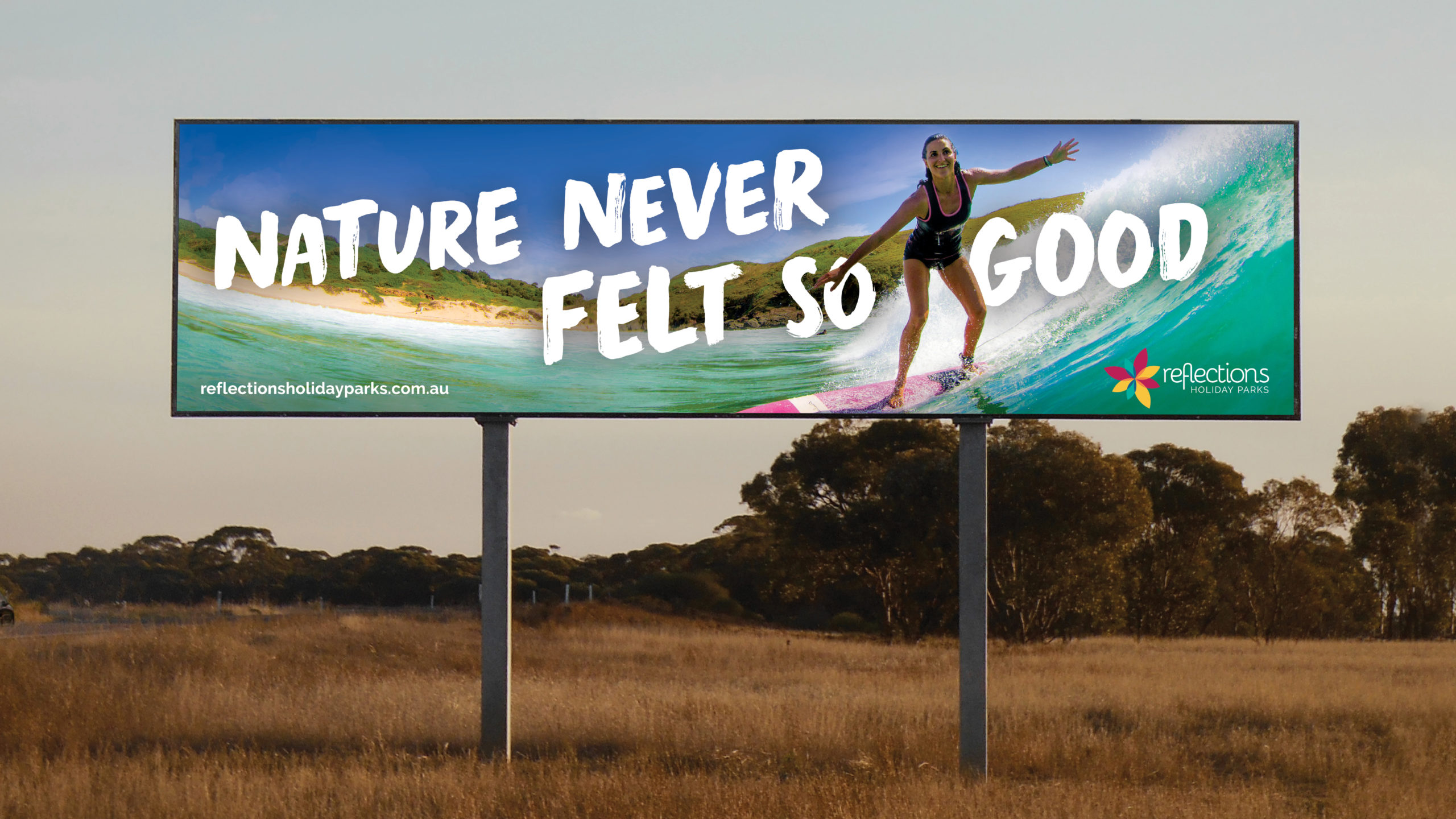 Reflections Holiday Parks - Brand Strategy - Billboard
