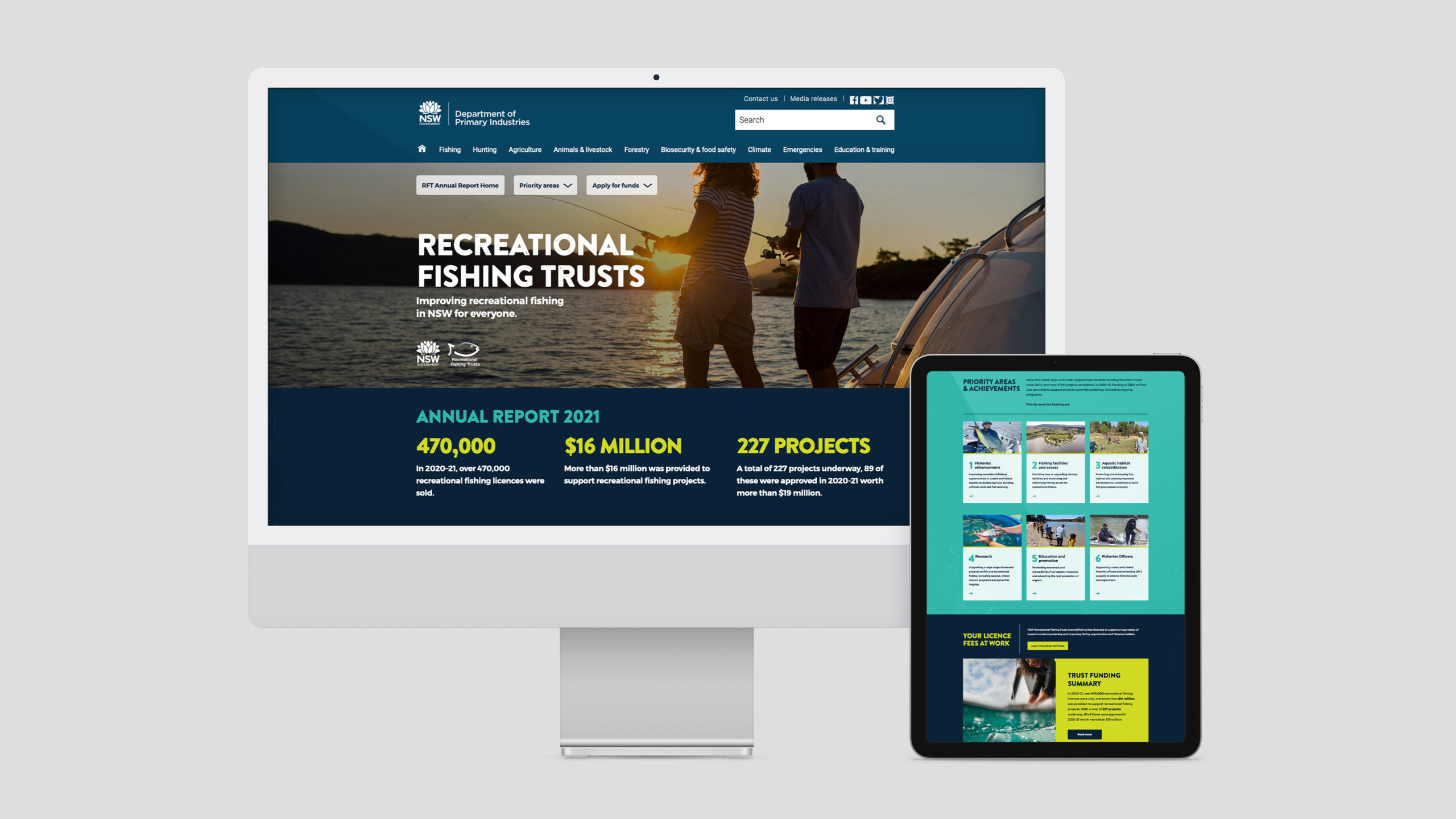 NSW fisheries case study annual report online